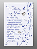 Thinking of You Glass Plaque