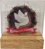 Peace on Earth Christmas Plaque