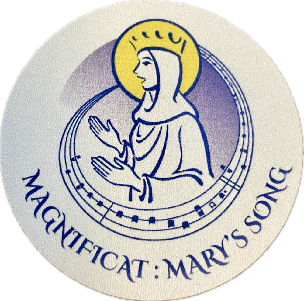 The Magnificat, Mary's Song, 2024 Our Lady of Walsingham Circular Magnet