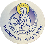 The Magnificat, Mary's Song, 2024 Our Lady of Walsingham Circular Magnet