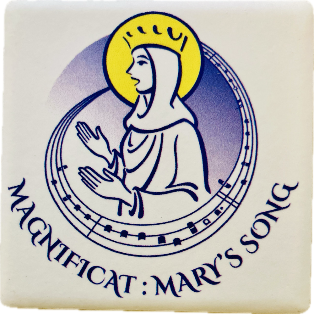 The Magnificat, Mary's Song, 2024 Our Lady of Walsingham Square Magnet