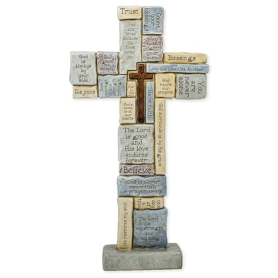 Roman Inc Standing Cross with Quotations