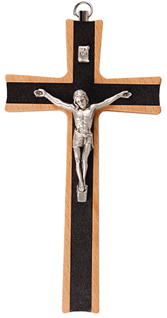 Beech Wood Hanging Crucifix 6&quot; | Crosses &amp; Crucifixes | The Shrine Shop