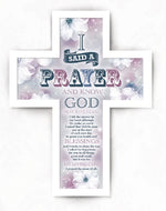 Wooden Message Cross &ndash; I Said a Prayer | Crosses &amp; Crucifixes | The Shrine Shop