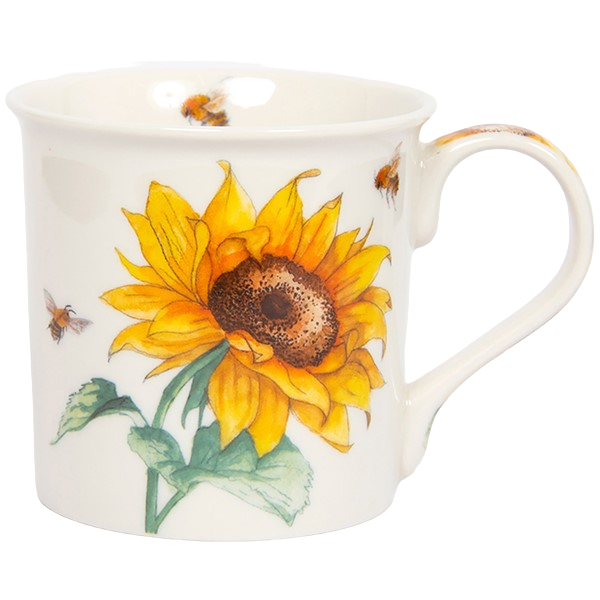Bee-tanical Sunflower Mug